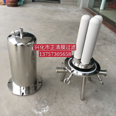 Titanium rod filter